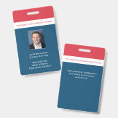 Lehrer für Lehrkräfte Ausweis (Vorder- & Rückseite)