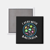 Lehrer für Mikrobiologie Magnet (Vorderseite/Rückseite)