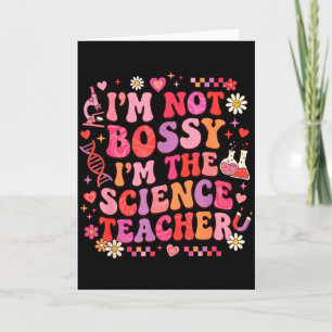 Lehrer für Naturwissenschaften Valentinstag Retro  Karte