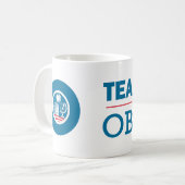 Lehrer für Obama Kaffeetasse (Vorderseite Links)