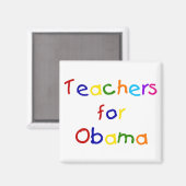 Lehrer für Obama-Magnete Magnet (Vorderseite/Rückseite)