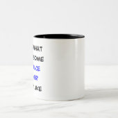 Lehrer für phantastische Tänze Zweifarbige Tasse (Mittel)