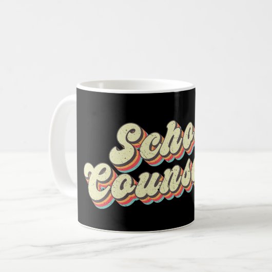 Lehrer für Retro-Schulberatung Kaffeetasse (Vorderseite Links)