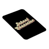 Lehrer für Retro-Schulberatung Magnet (Rechte Seite)