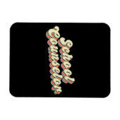 Lehrer für Retro-Schulberatung Magnet (Horizontal)