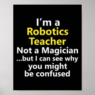 Lehrer für Robotik Beruf Karriere Schulinvestor Be Poster