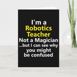 Lehrer für Robotik Berufsausbildung Schulinvestor Karte