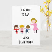 ***LEHRER** FÜR "SIE" AM ERNTEDANK KARTE (Gelbe Blume)