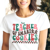 Lehrer für Smart Cookies Retro Weihnachten Tri-Blend Shirt