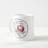 Lehrer für Sprachkunst Kaffeetasse (Vorderseite Links)
