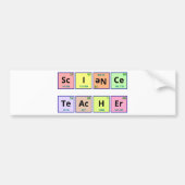 Lehrer für Wissenschaft Autoaufkleber (Vorne)