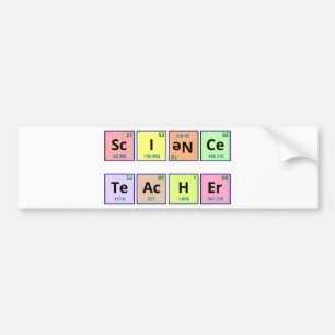 Lehrer für Wissenschaft Autoaufkleber