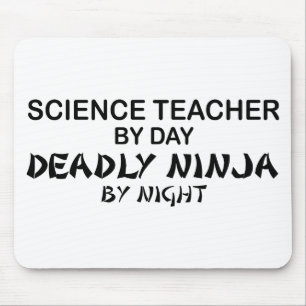 Lehrer für Wissenschaft tödliches Ninja Mousepad