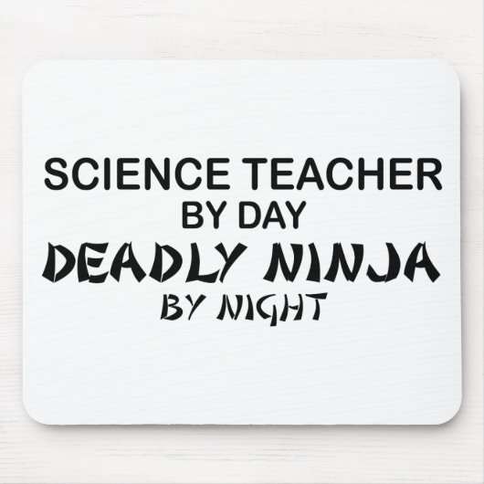 Lehrer für Wissenschaft tödliches Ninja Mousepad (Vorne)