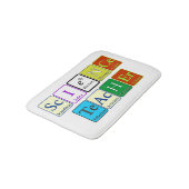 Lehrer für Wissenschafts-Bad-Matte Badematte (Schrägansicht)