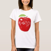 Lehrer für Wissenschafts-Isaac- Newtongesetz von T-Shirt (Vorderseite)