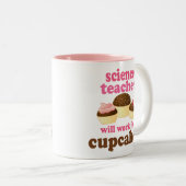 Lehrer für Wissenschafts-(lustiges) Geschenk Zweifarbige Tasse (VorderseiteRechts)