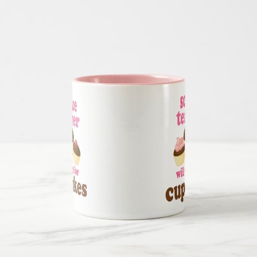 Lehrer für Wissenschafts-(lustiges) Geschenk Zweifarbige Tasse (Mittel)