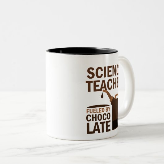 Lehrer für Wissenschafts-(lustiges) Geschenk Zweifarbige Tasse (VorderseiteRechts)
