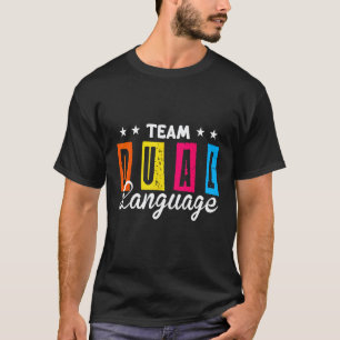 Lehrer für zweisprachigen Unterricht Zurück zur Sc T-Shirt