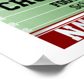 Lehrer Fußball-Trainersigne - Door Poster - SRF (Ecke)