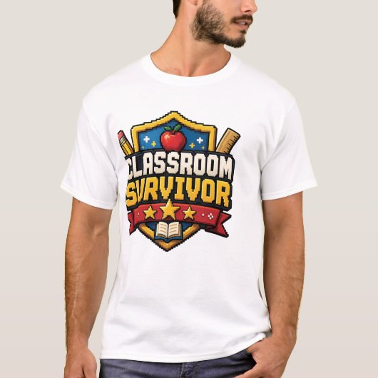 Lehrer-Gaming-Abzeichen T-Shirt (Vorderseite)