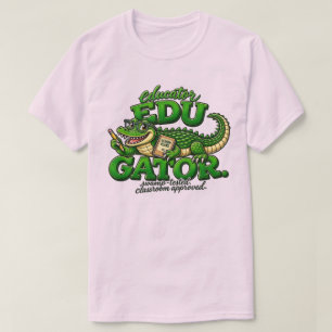 Lehrer Gator Alligator Lehrer zurück zur Schule ds T-Shirt