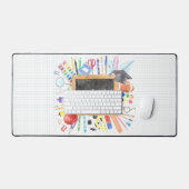 Lehrer geben maßgeschneiderte Farbe zurück in die  Schreibtischunterlage (Tastatur & Maus)