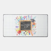 Lehrer geben maßgeschneiderte Farbe zurück in die  Schreibtischunterlage (Vorderseite)