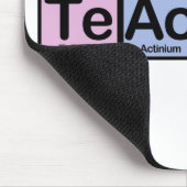 Lehrer gemacht von den Elementen Mousepad (Ecke)