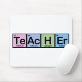 Lehrer gemacht von den Elementen Mousepad (Mit Mouse)