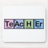 Lehrer gemacht von den Elementen Mousepad (Vorne)