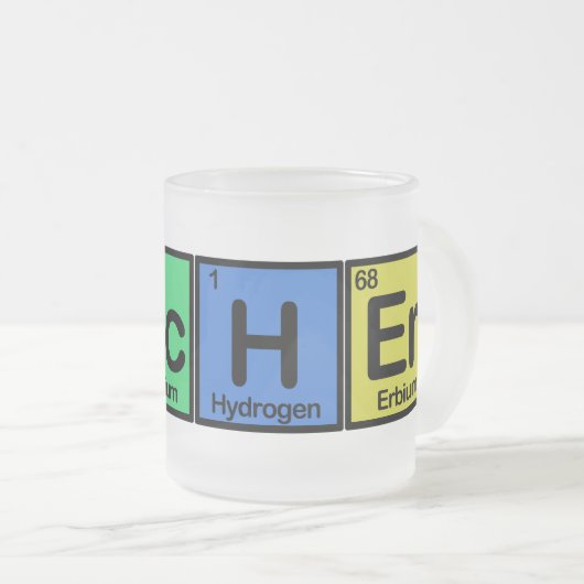 Lehrer gemacht von den Elementfarben Mattglastasse (VorderseiteRechts)