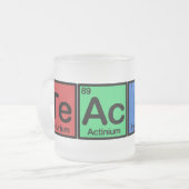 Lehrer gemacht von den Elementfarben Mattglastasse (Vorderseite Links)