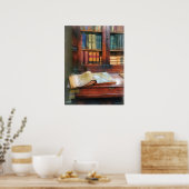 Lehrer - Geografisches Buch Poster (Küche)