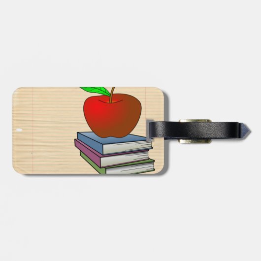 Lehrer Gepäckanhänger (Rückseite horizontal)