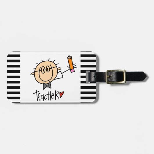 Lehrer Gepäckanhänger (Vorderseite horizontal)