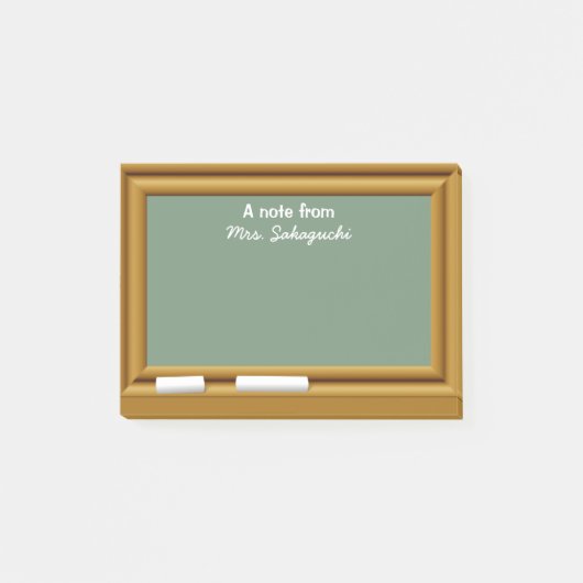 Lehrer-Geschenk personalisiert eine Anmerkung von Post-it Klebezettel (Vorderseite)