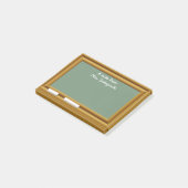 Lehrer-Geschenk personalisiert eine Anmerkung von Post-it Klebezettel (angewinkelt)