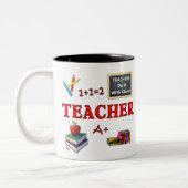 Lehrer-Geschenk-Tassen-Lehrer tun es mit Klasse Zweifarbige Tasse (Links)