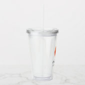 Lehrer Geschenk Wasserfarben Apple Personalisierte Acryltrinkbecher (Rechts)