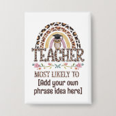 🎓 Lehrer Geschenkideen: Am wahrscheinlichsten wir Button (Vorderseite)