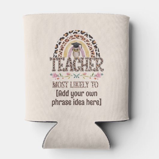 🎓 Lehrer Geschenkideen: Am wahrscheinlichsten wir Dosenkühler (Rückseite)