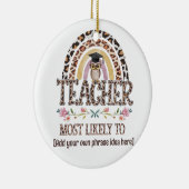 🎓 Lehrer Geschenkideen: Am wahrscheinlichsten wir Keramik Ornament (Rechts)