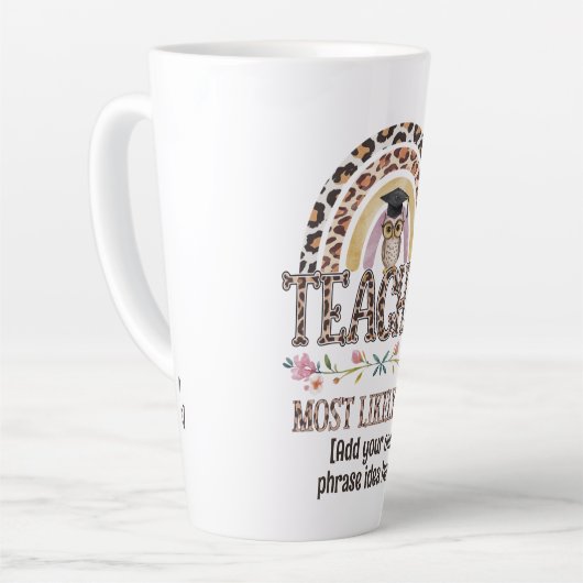 🎓 Lehrer Geschenkideen: Am wahrscheinlichsten wir Milchtasse (Linke Ecke)