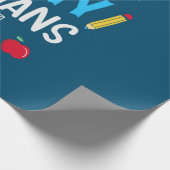 Lehrer Geschenklehrer Tiny Humans Geschenkpapier (Ecke)