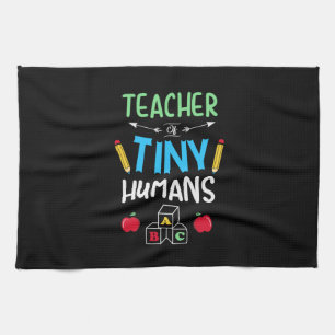 Lehrer Geschenklehrer Tiny Humans Geschirrtuch