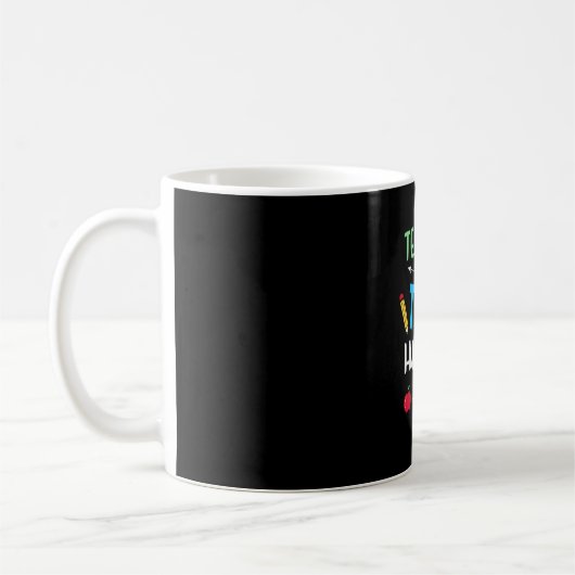 Lehrer Geschenklehrer Tiny Humans Kaffeetasse (Links)