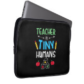 Lehrer Geschenklehrer Tiny Humans Laptopschutzhülle (Vorne Rechts)
