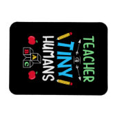Lehrer Geschenklehrer Tiny Humans Magnet (Horizontal)